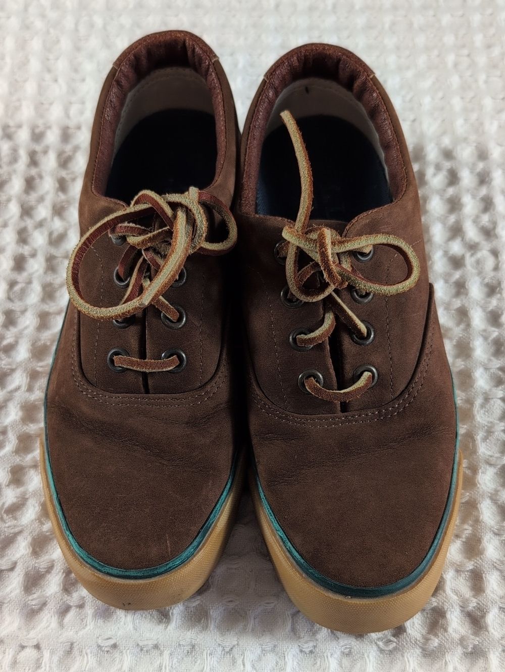 Vintage 1992 L.L. Bean x Converse Leather Boat Shoes- USA Made - Women's 6